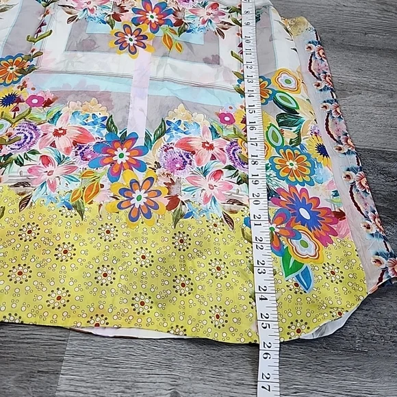 JOHNNY WAS TABITHA REVERSIBLE FLORAL PRINT TANK SIZE M - Picture 8 of 13